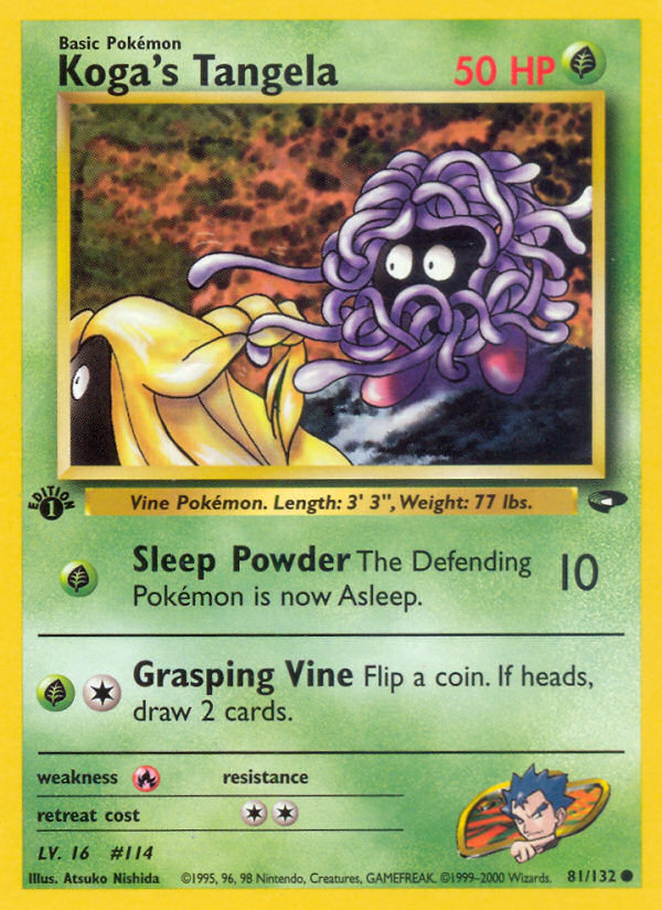Koga's Tangela (81/132) [Gym Challenge 1st Edition] | Good Games Modbury