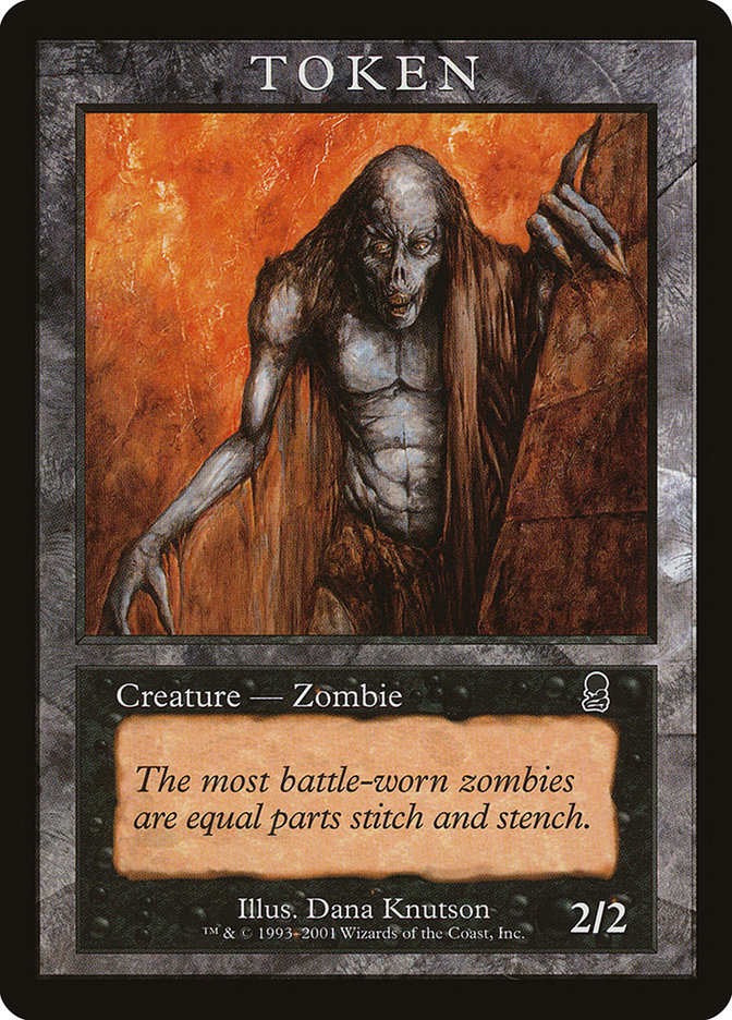Zombie Token [Magic Player Rewards 2002] | Good Games Modbury