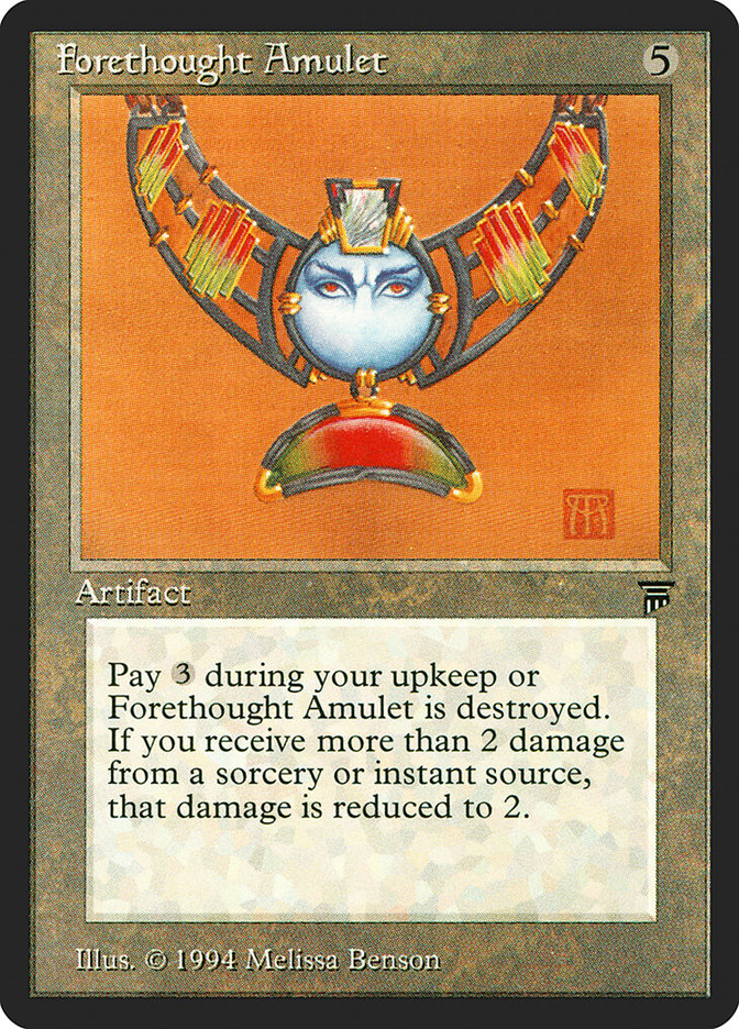 Forethought Amulet [Legends] | Good Games Modbury