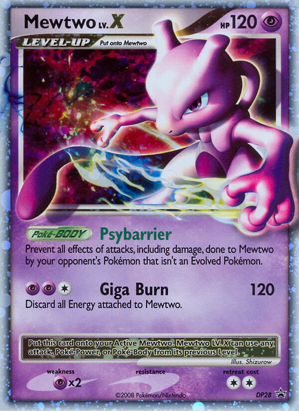 Mewtwo LV.X (DP28) [Diamond & Pearl: Black Star Promos] | Good Games Modbury