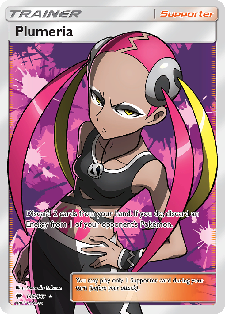 Plumeria (145/147) [Sun & Moon: Burning Shadows] | Good Games Modbury