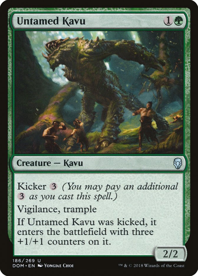 Untamed Kavu [Dominaria] | Good Games Modbury