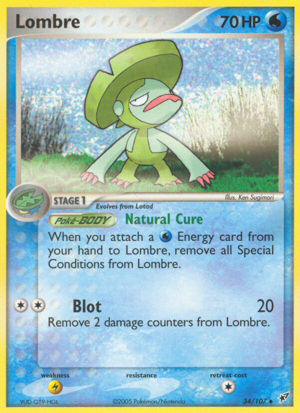 Lombre (34/107) [EX: Deoxys] | Good Games Modbury