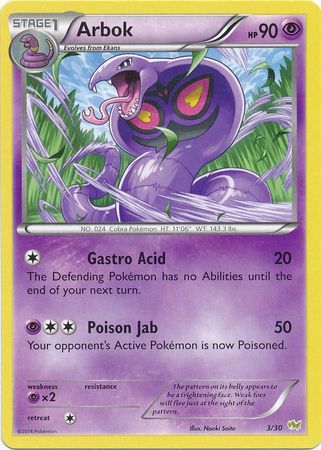 Arbok (3/30) [XY: Trainer Kit - Noivern] | Good Games Modbury