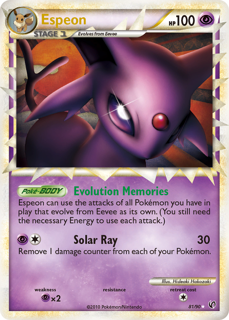 Espeon (81/90) [HeartGold & SoulSilver: Undaunted] | Good Games Modbury