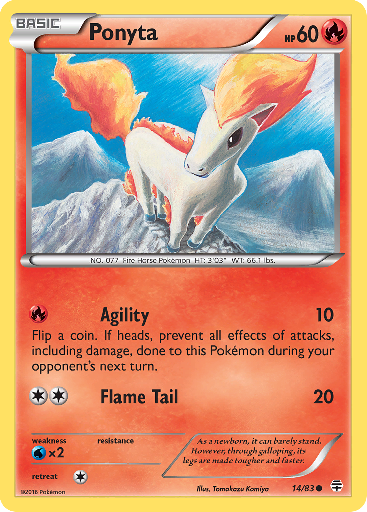 Ponyta (14/83) [XY: Generations] | Good Games Modbury