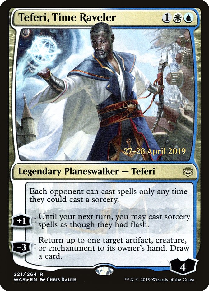 Teferi, Time Raveler [War of the Spark Prerelease Promos] | Good Games Modbury