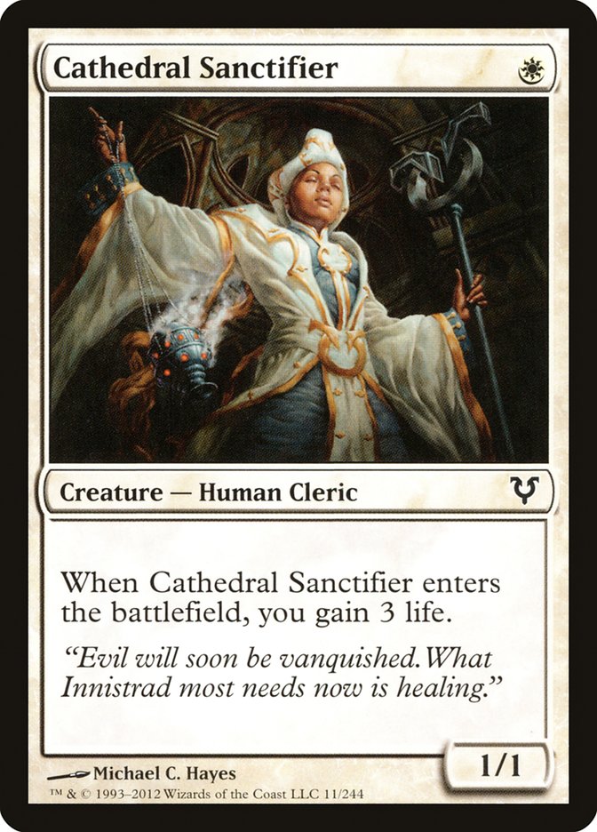 Cathedral Sanctifier [Avacyn Restored] | Good Games Modbury