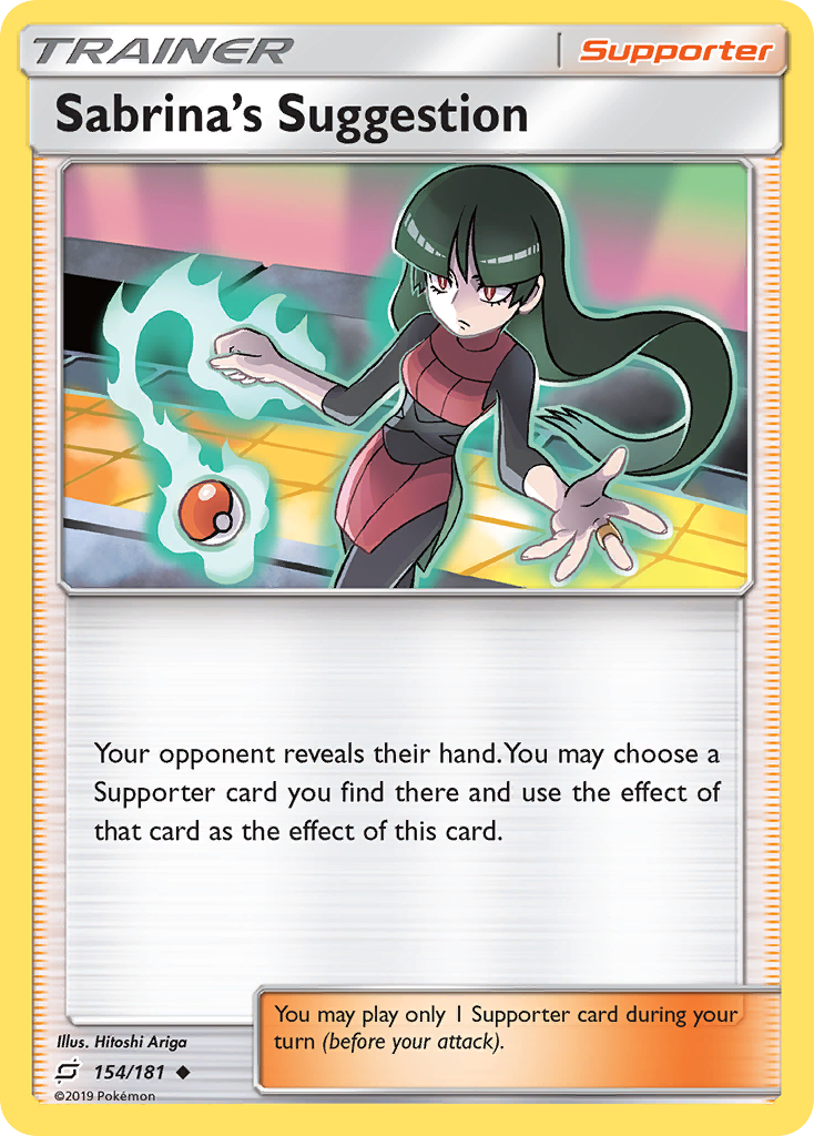 Sabrina's Suggestion (154/181) [Sun & Moon: Team Up] | Good Games Modbury