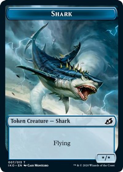 Angel Warrior // Shark Double-Sided Token [Challenger Decks 2021 Tokens] | Good Games Modbury