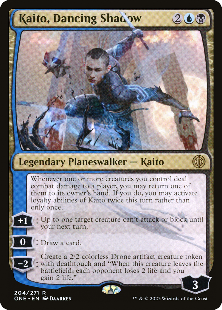 Kaito, Dancing Shadow [Phyrexia: All Will Be One] | Good Games Modbury