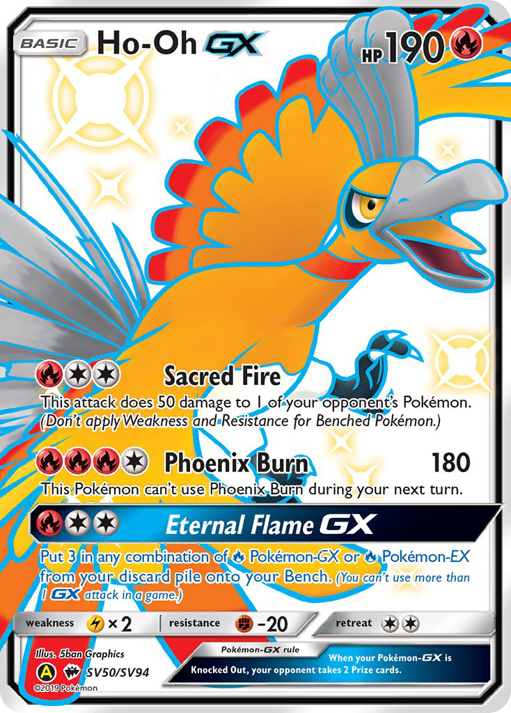 Ho-Oh GX (SV50/SV94) [Sun & Moon: Hidden Fates - Shiny Vault] | Good Games Modbury
