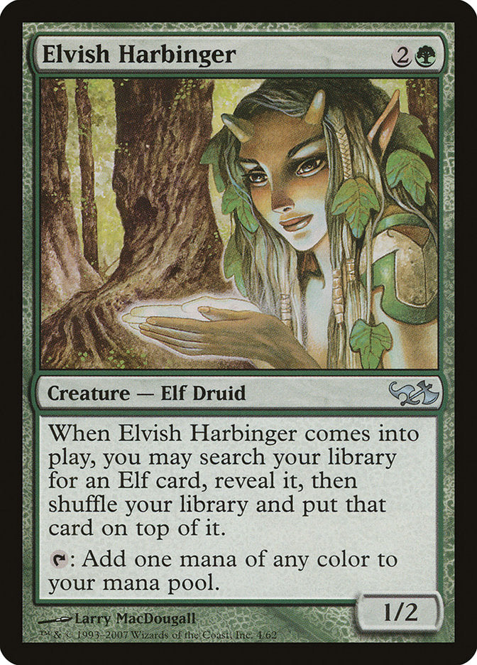 Elvish Harbinger [Duel Decks: Elves vs. Goblins] | Good Games Modbury