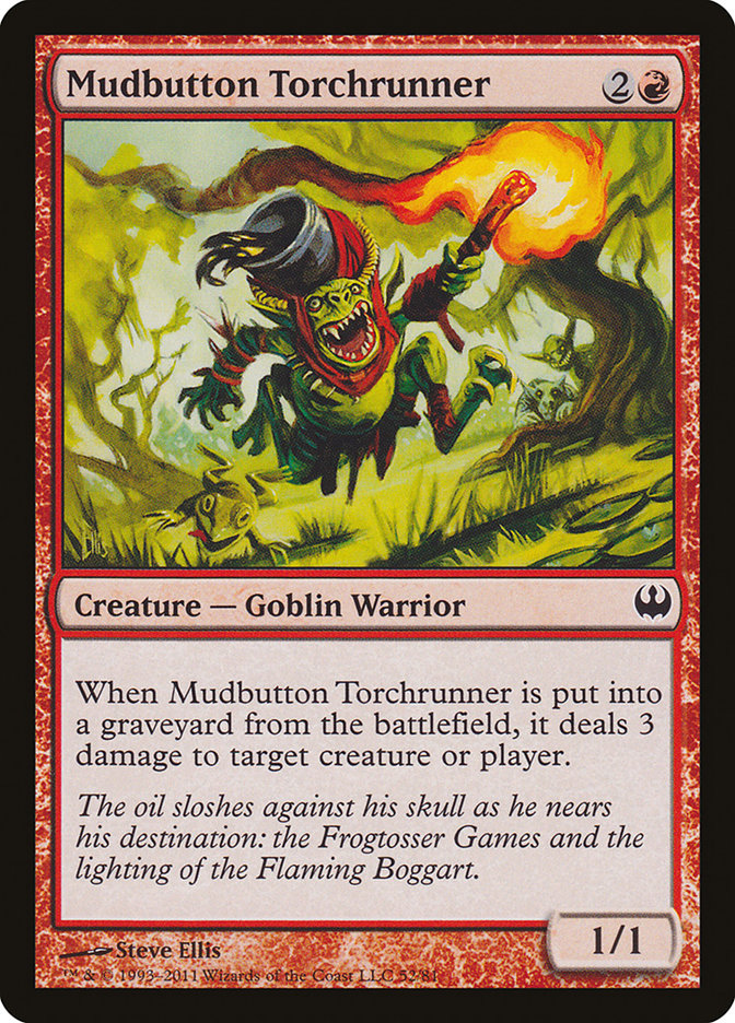 Mudbutton Torchrunner [Duel Decks: Knights vs. Dragons] | Good Games Modbury