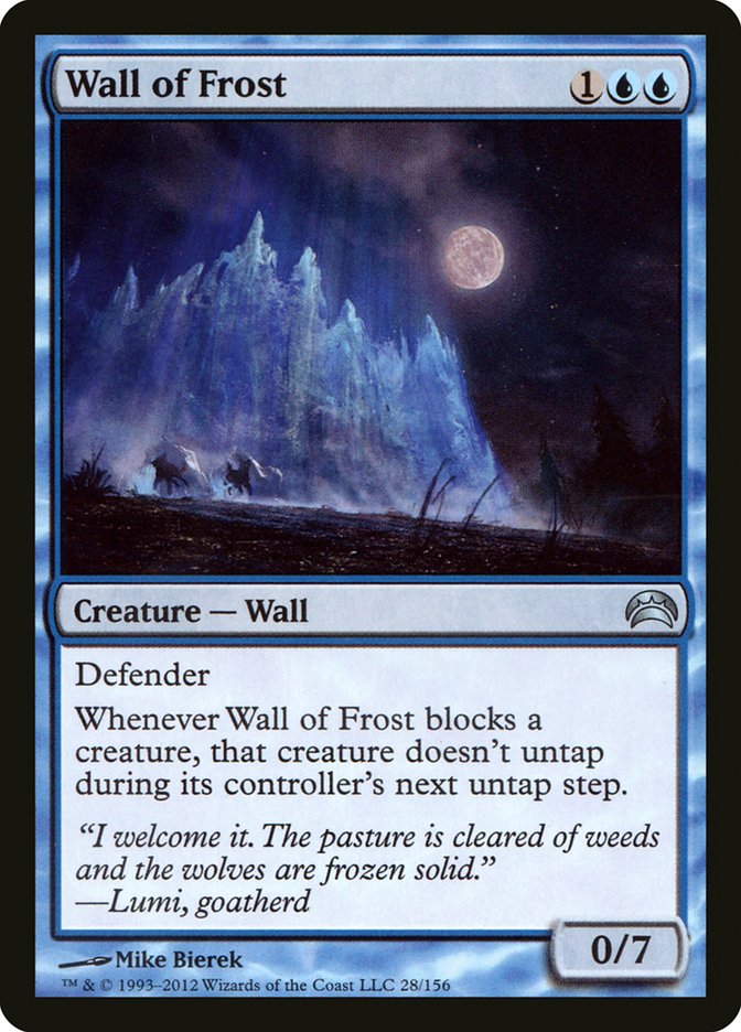 Wall of Frost [Planechase 2012] | Good Games Modbury