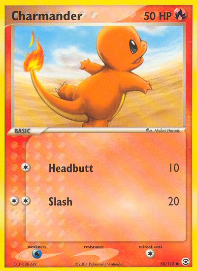 Charmander (58/112) [EX: FireRed & LeafGreen] | Good Games Modbury