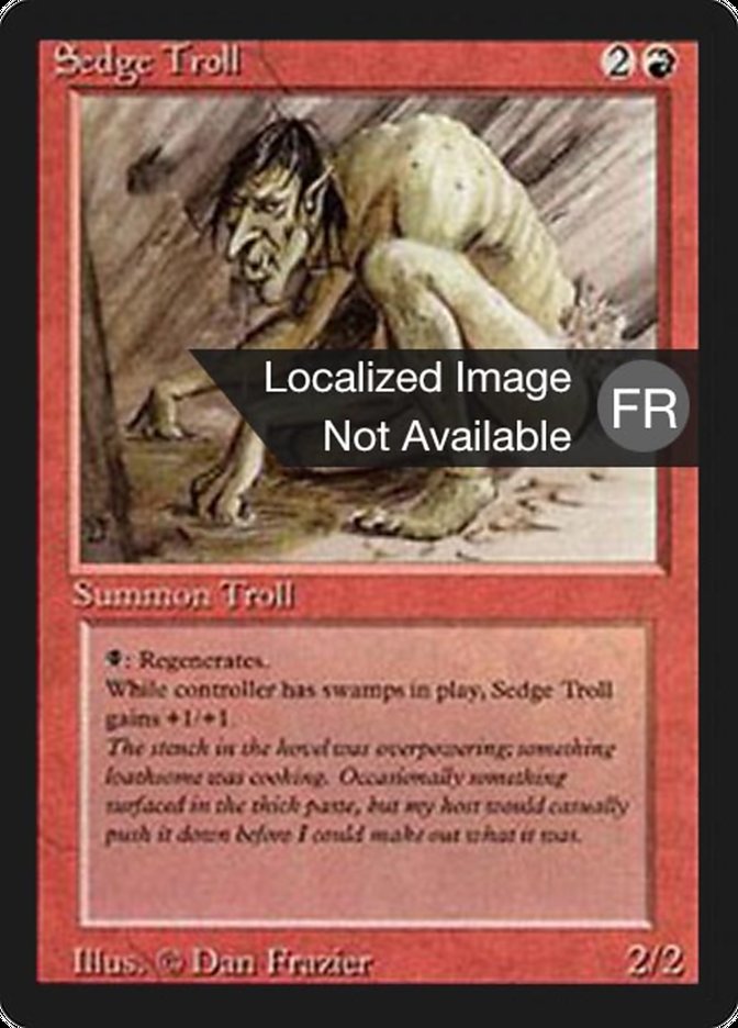 Sedge Troll [Foreign Black Border] | Good Games Modbury