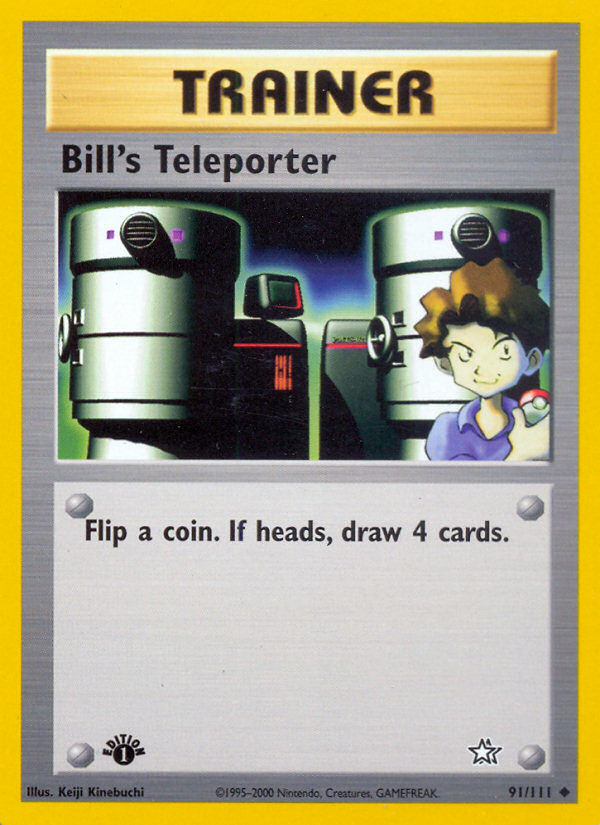 Bill's Teleporter (91/111) [Neo Genesis 1st Edition] | Good Games Modbury