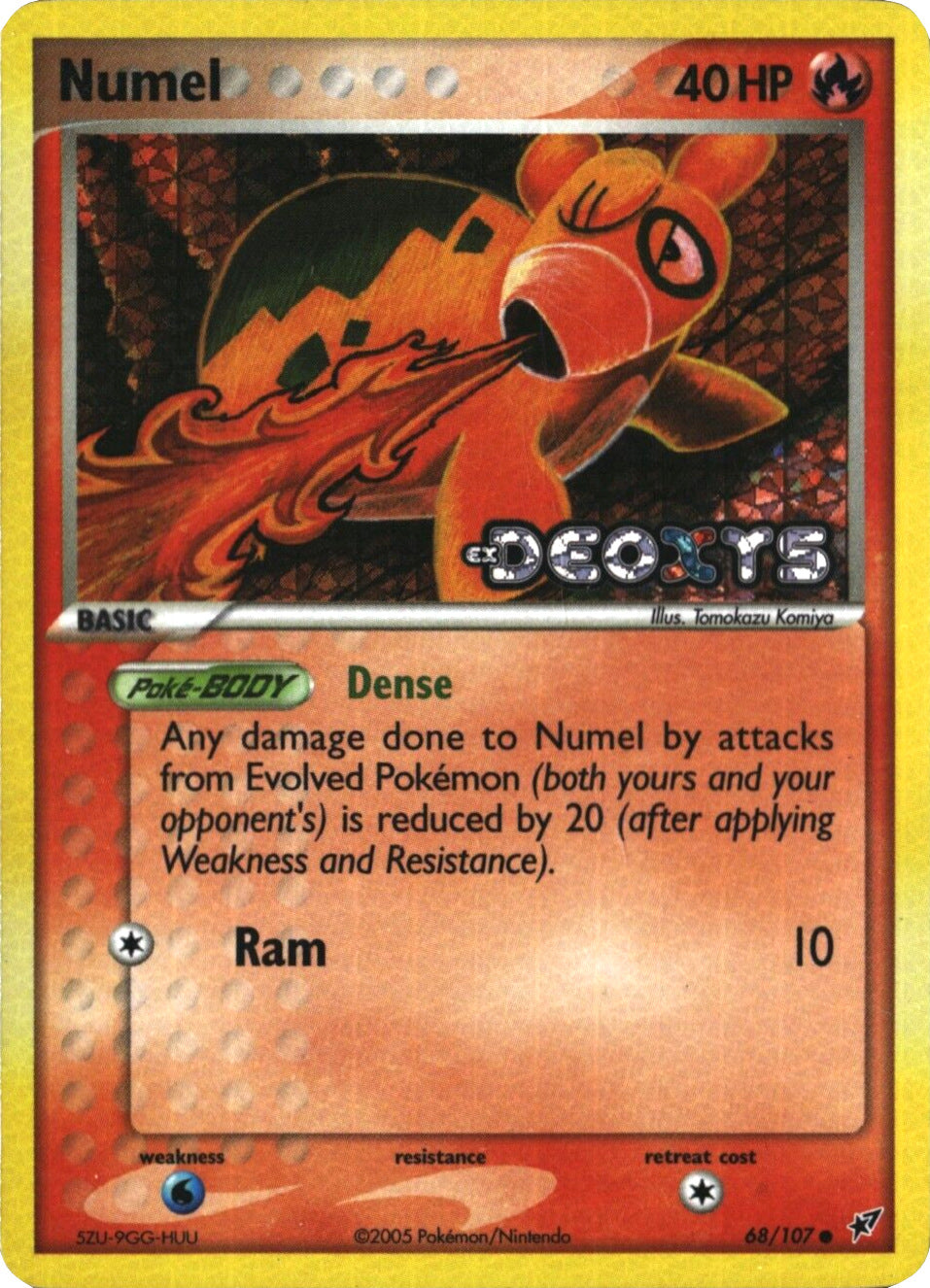 Numel (68/107) (Stamped) [EX: Deoxys] | Good Games Modbury