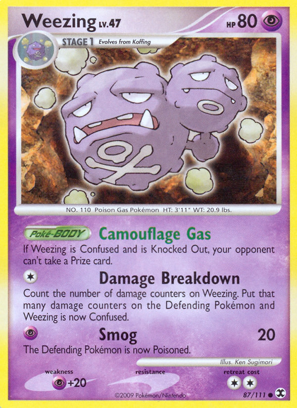 Weezing (87/111) [Platinum: Rising Rivals] | Good Games Modbury