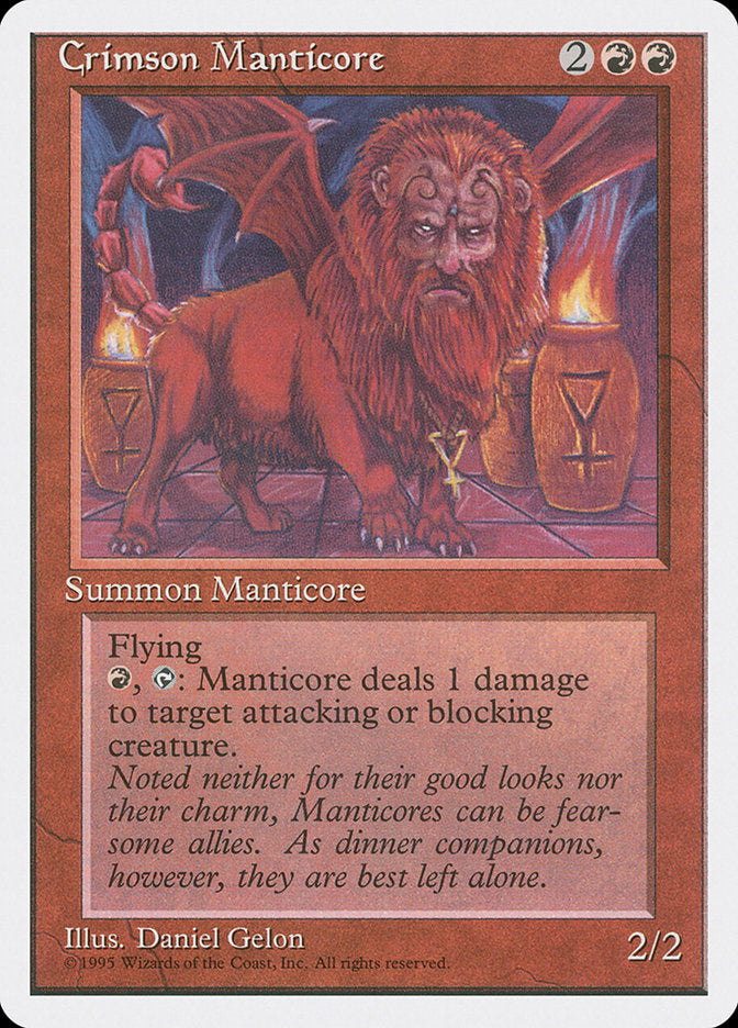 Crimson Manticore [Fourth Edition] | Good Games Modbury