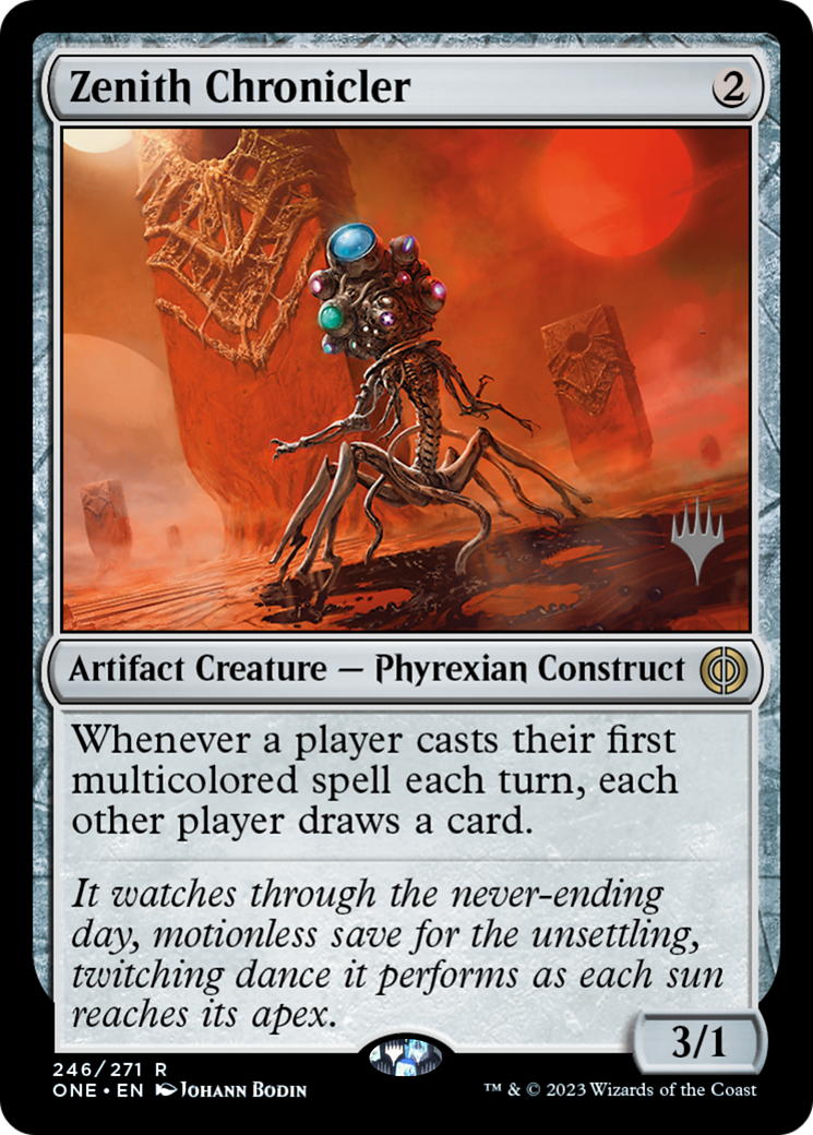 Zenith Chronicler (Promo Pack) [Phyrexia: All Will Be One Promos] | Good Games Modbury