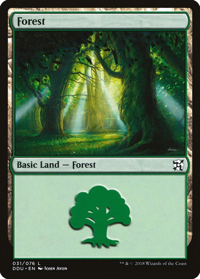 Forest (31) [Duel Decks: Elves vs. Inventors] | Good Games Modbury