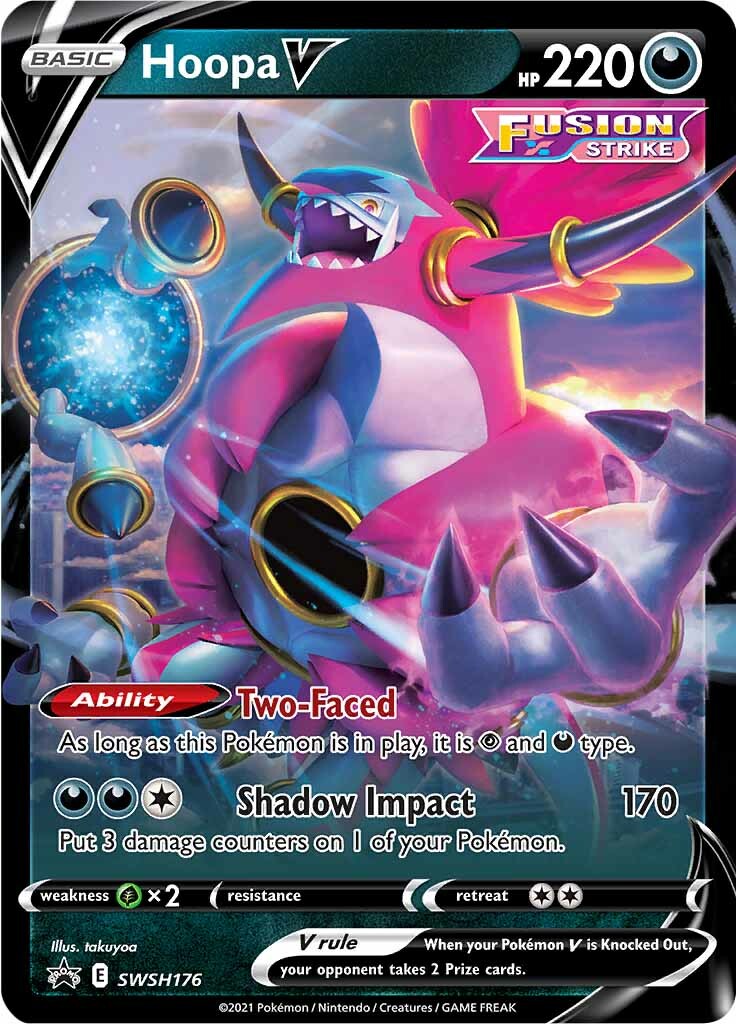 Hoopa V (SWSH176) (Jumbo Card) [Sword & Shield: Black Star Promos] | Good Games Modbury