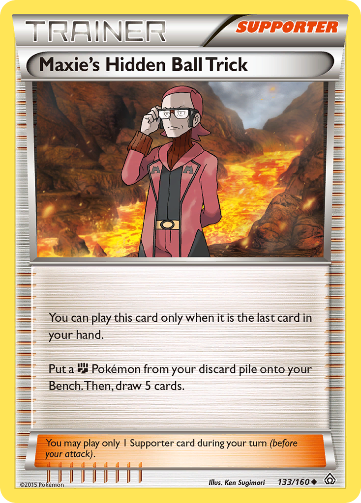 Maxie's Hidden Ball Trick (133/160) [XY: Primal Clash] | Good Games Modbury