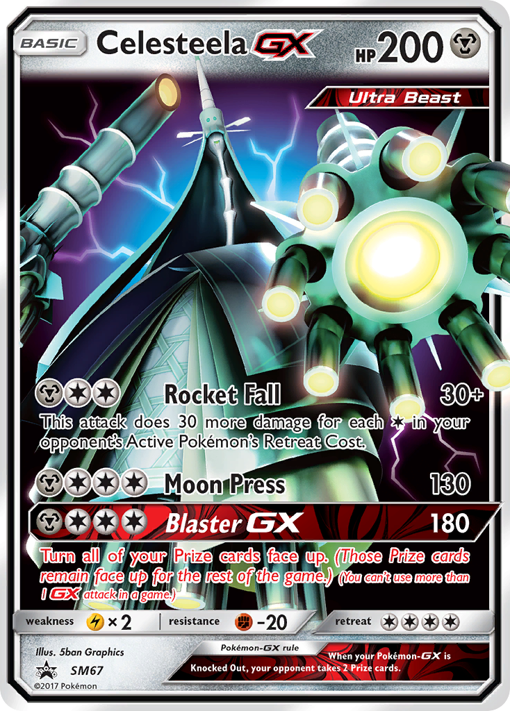 Celesteela GX (SM67) [Sun & Moon: Black Star Promos] | Good Games Modbury