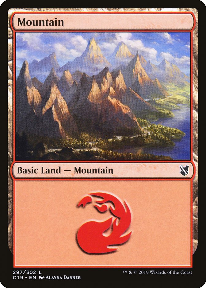 Mountain (297) [Commander 2019] | Good Games Modbury