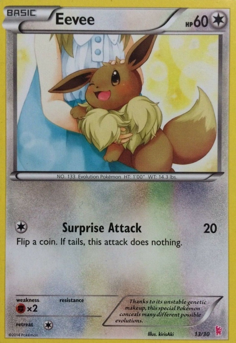 Eevee (13/30) [XY: Trainer Kit - Sylveon] | Good Games Modbury