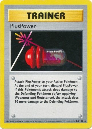 PlusPower (84/102) [Base Set Shadowless Unlimited] | Good Games Modbury