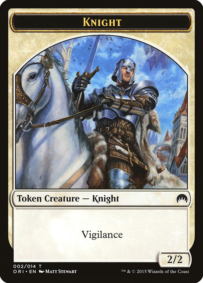 Knight Token [Magic Origins Tokens] | Good Games Modbury