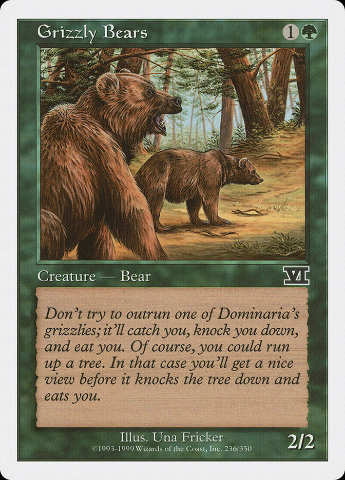 Grizzly Bears [Classic Sixth Edition] | Good Games Modbury