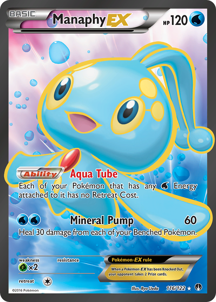 Manaphy EX (116/122) [XY: BREAKpoint] | Good Games Modbury