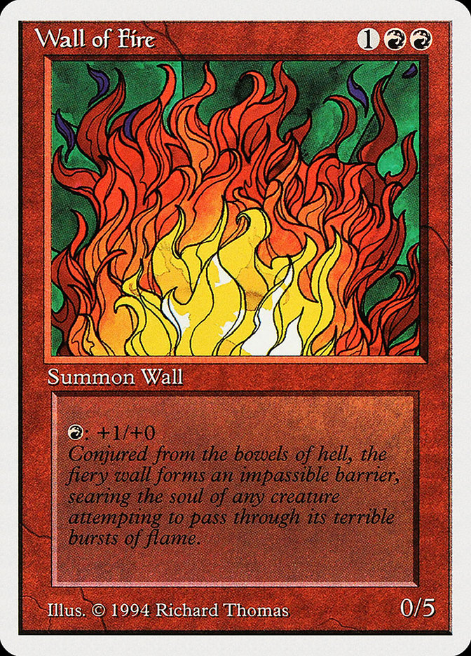 Wall of Fire [Summer Magic / Edgar] | Good Games Modbury