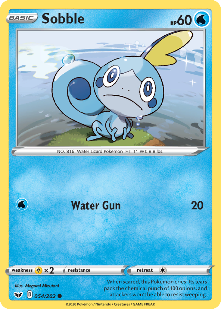 Sobble (054/202) [Sword & Shield: Base Set] | Good Games Modbury