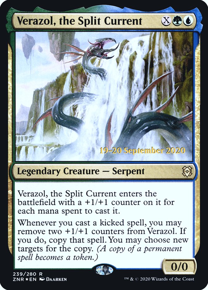 Verazol, the Split Current [Zendikar Rising Prerelease Promos] | Good Games Modbury