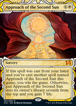 Approach of the Second Sun (Foil Etched) [Strixhaven: School of Mages Mystical Archive] | Good Games Modbury