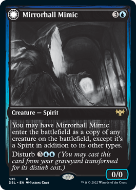 Mirrorhall Mimic // Ghastly Mimicry [Innistrad: Double Feature] | Good Games Modbury