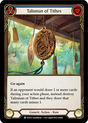 Talisman of Tithes [EVR192] (Everfest)  1st Edition Cold Foil | Good Games Modbury