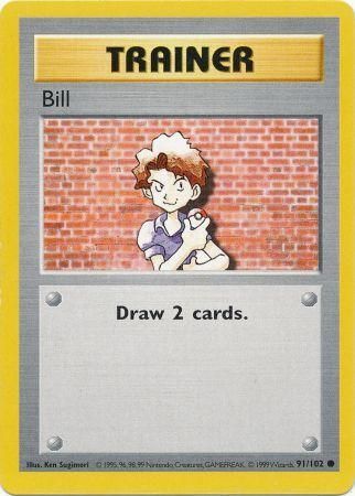 Bill (91/102) [Base Set Shadowless Unlimited] | Good Games Modbury