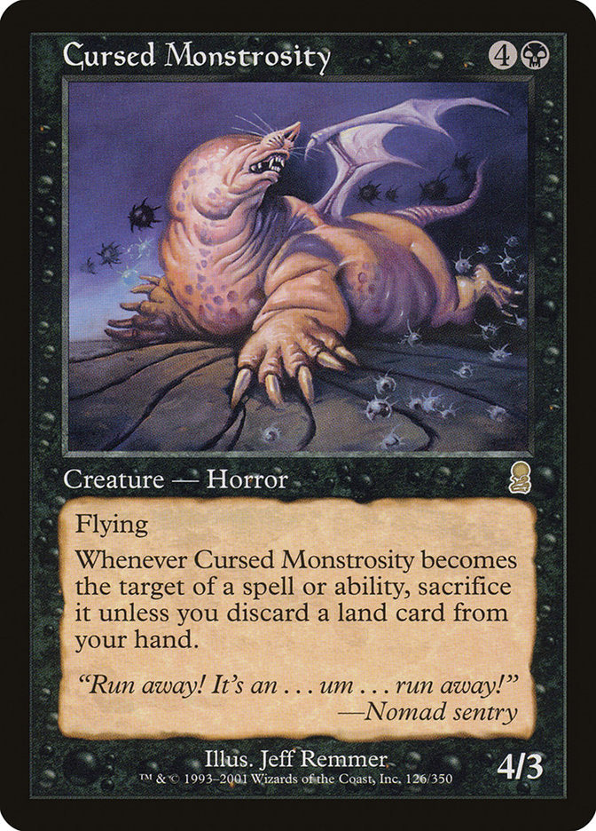 Cursed Monstrosity [Odyssey] | Good Games Modbury