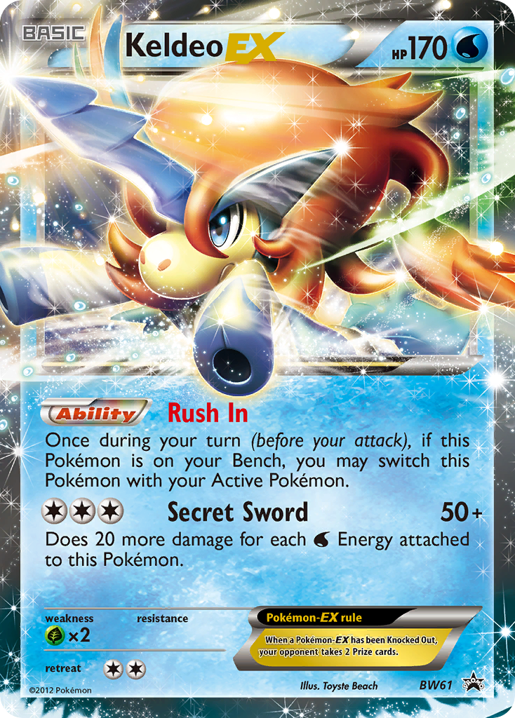 Keldeo EX (BW61) [Black & White: Black Star Promos] | Good Games Modbury