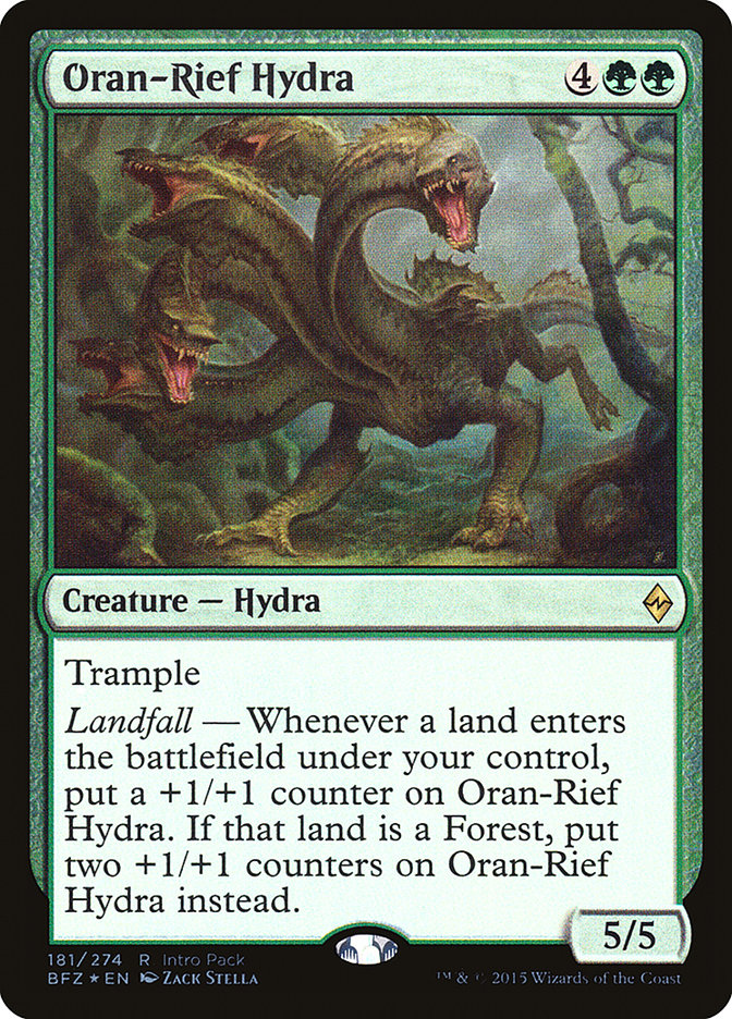 Oran-Rief Hydra (Intro Pack) [Battle for Zendikar Promos] | Good Games Modbury