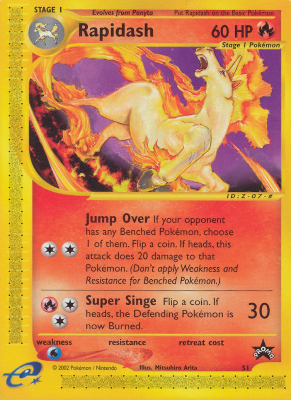 Rapidash (51) [Wizards of the Coast: Black Star Promos] | Good Games Modbury