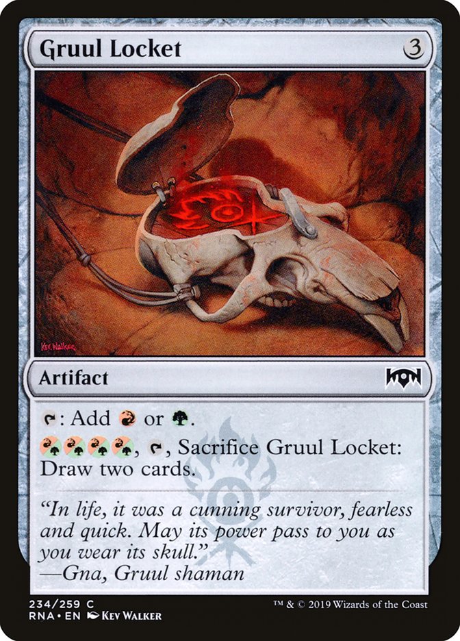 Gruul Locket [Ravnica Allegiance] | Good Games Modbury