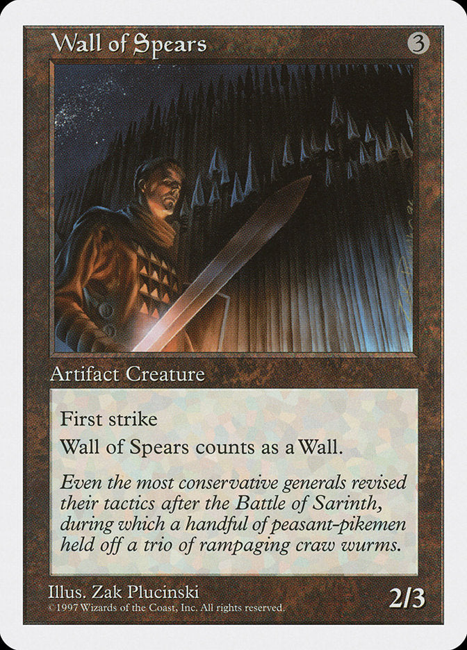 Wall of Spears [Fifth Edition] | Good Games Modbury