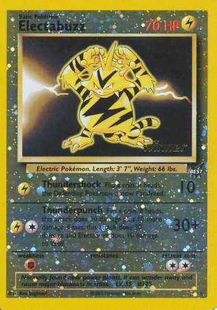 Electabuzz (1) (Winner) [Best of Promos] | Good Games Modbury